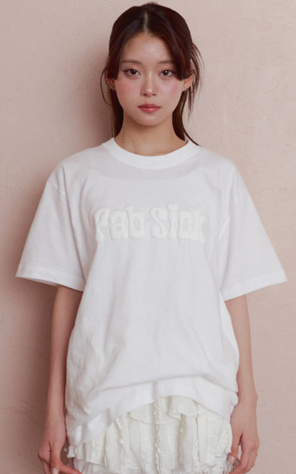 Fab Sick Tシャツホワイト