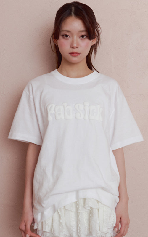 Fab Sick Tシャツホワイト